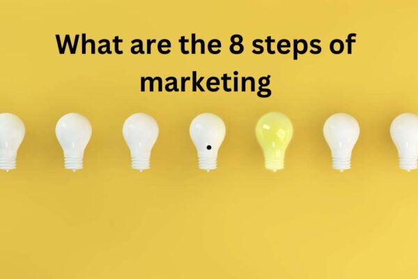 What are the 8 steps of marketing?